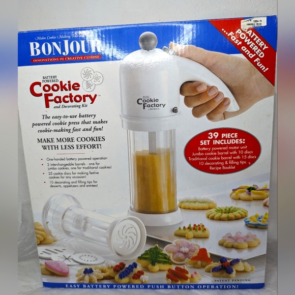 BonJour Cookie Factory 39 piece NIB - Picture 1 of 9